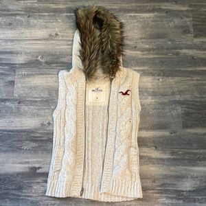 Hollister women’s medium vest with hood.